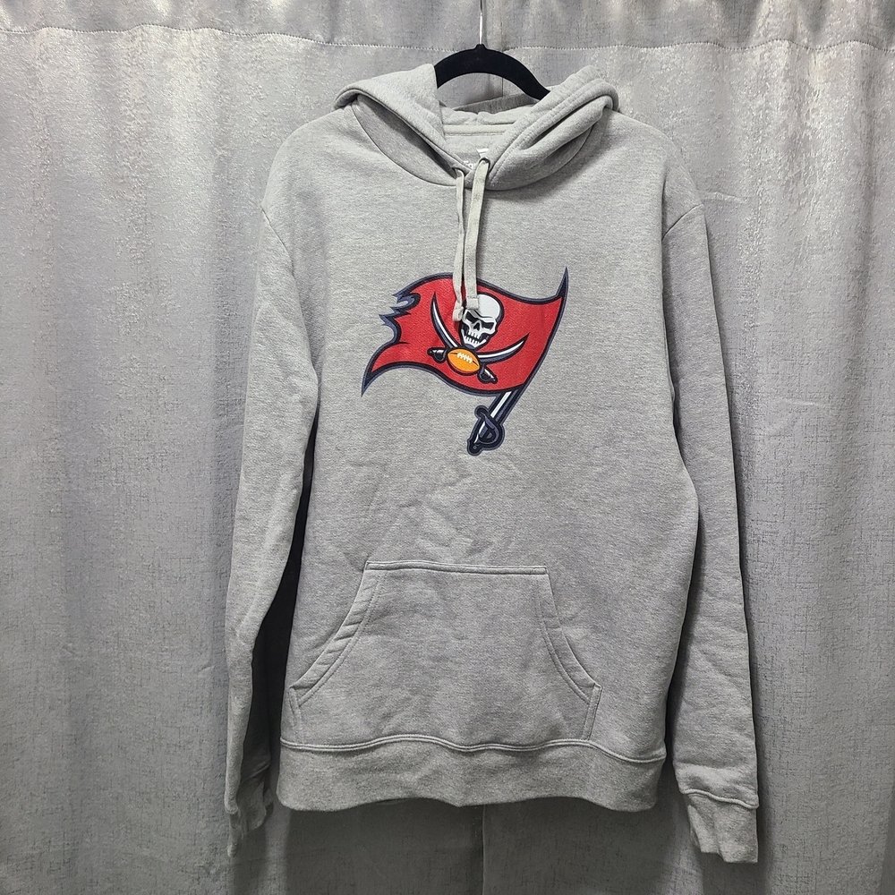 Tampa Bay Buccaneers Logo Pullover Hoodie Football‎ Red Black Fanatics XL NWT